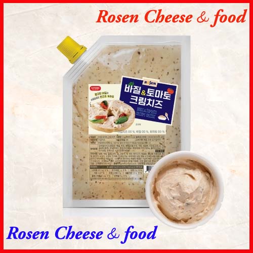 로젠치즈 바질 토마토 크림치즈 1kg