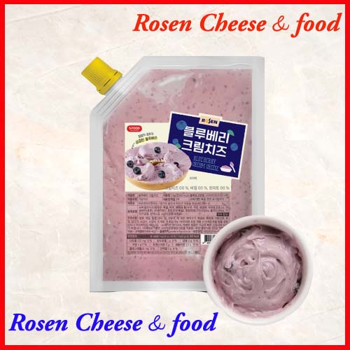 로젠치즈 블루베리 크림치즈 1kg