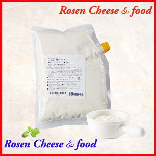 로젠치즈 고르곤퐁듀소스 1kg