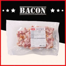 에쓰푸드 베이컨 블럭 500