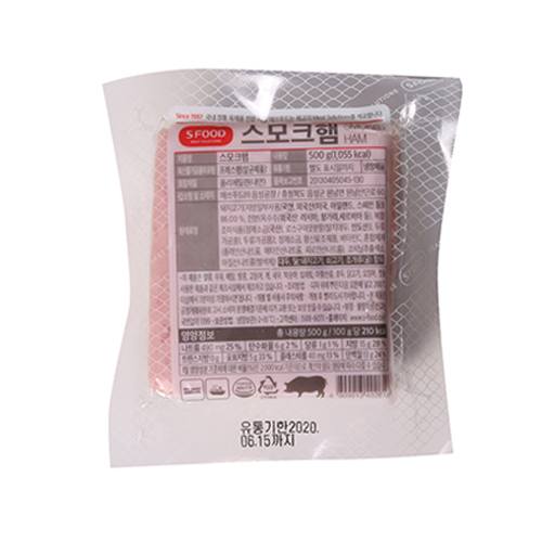 스모크햄슬라이스500g 20팩(1팩당5,350원)
