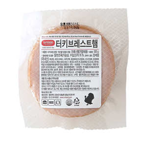 에쓰푸드 터키브레스트 슬라이스햄 500g(약28매
