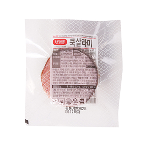 쿡살라미슬라이스200g 25팩(1팩당4,300원)