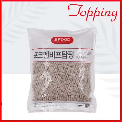 에쓰푸드 포크엔비프탑핑1kg(